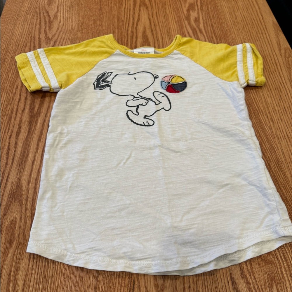 Hanna Andersson X Peanuts Girls Short Sleeve Size 120 US 6-7